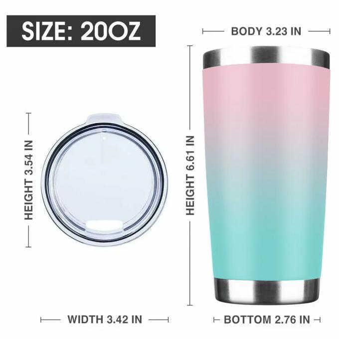 Exquisite Design Stainless Steel 20 Oz Tumbler Bulk With Lid And Straw ...