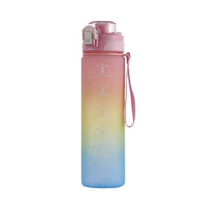 Buy Customized Portable Summer Large Capacity Personalized Sports Water Bottles Plastic Water Bottle 1000ml 32oz Outdoor Sports Activities Travel Cycling online manufacture