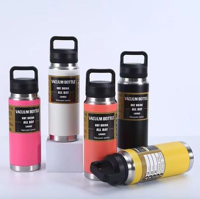 Buy 600/800/1100ML Outdoor Sports Stainless Steel Hiking Water Bottle Lightweight Double Walled Stainless Steel Water Bottle Easy Chug Design online manufacture