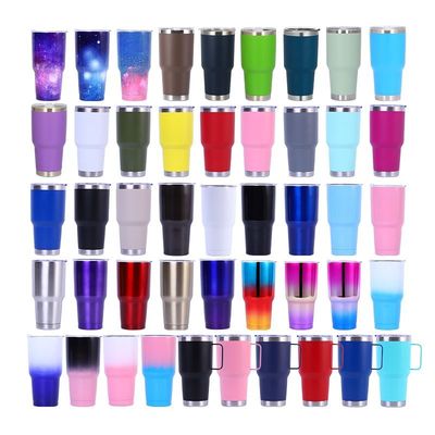 Buy Unbreakable Eco Friendly BPA Free 30 Oz Vacuum Insulated Tumbler Skinny Double Wall Personalized Metal Tumblers Fits Most Cup Holders Rust Resistant online manufacture