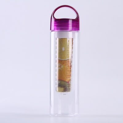 Buy Leakproof 700ml 800ml Water Bottle Custom Print BPA Free Insulated Fruit Infuser Water Bottle 32 Oz Perfect For Outdoors Travel Easy To Clean & Assemble online manufacture