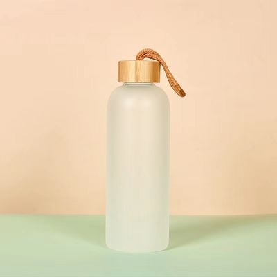 Buy Premium 500ml 750ml Glass Water Bottle Custom Sports Drink Bottles With Silicone Sleeve Stylish And Practical  For Any Indoor And Outdoor Daily Activities online manufacture