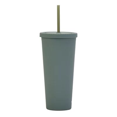 Buy Durable 24 Pieces Reusable Plastic Tumblers Plastic Smoothie Cups With Lids And Straws Versatile Usage For Picnics Weddings Birthday Parties online manufacture