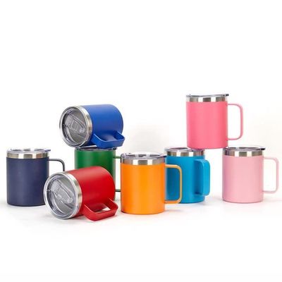 Buy 360ml BPA Free Insulated Stainless Steel Mug With Handle And Lid Vacuum Insulated Camping Cup Stay Hot Or Cold Ideal For Daily Usage online manufacture