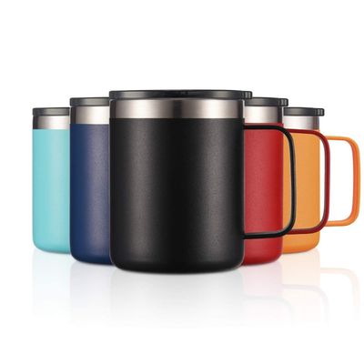 Buy Portable Insulated Cold Vacuum Cup Double Wall Stainless Steel Handgrip Home Office Drinking online manufacture