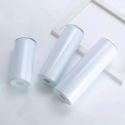 Buy Sublimation Tumblers Bulk 20 OZ Straight Skinny Stainless Steel Double Wall Insulated Sublimation Water Bottles Blank With Lid online manufacture