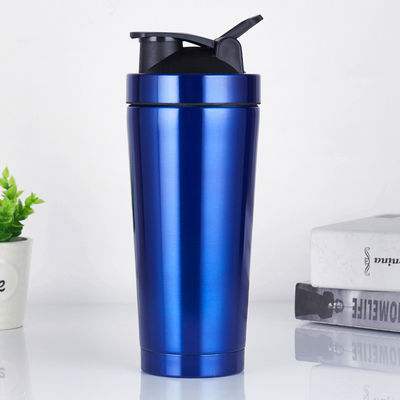 Buy Stainless Steel Shaker Bottle Noise-Free 24 Oz Insulated Metal Shakers Bottles Cup For Protein Mixes And Pre Workout 100% Leak Proof online manufacture
