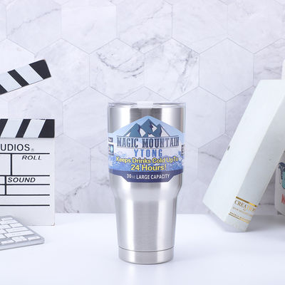 Buy 30oz Portable Stainless Steel Thermos Tumbler Keep Drink Cold Hot Vacuum Flasks Mugs Coffee Bottle Water Bottle With Straw online manufacture