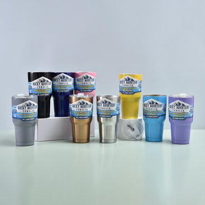 Buy Magic Mountain Tumbler With Lid And Straw, 30oz Stainless Steel Tumblers Bulk, Double Wall Vacuum Insulated Coffee Mug For Cold And Hot Beverages, Travel Thermal Tumblers Cup online manufacture