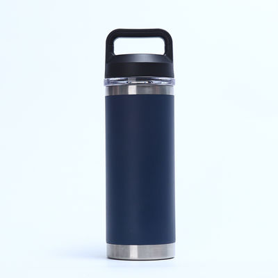 Buy 27oz Stainless Steel Standard Water Bottle Double Wall Vacuum Bottle With Comfortable Carrying Handle Hot Cold Water 24 Hours For Gym Travel Outdoor Workout online manufacture