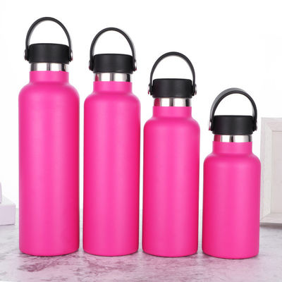 Buy Wide Mouth Vacuum Insulated Stainless Steel Water Bottle With Leakproof Closeable Lid For Cold Water Drinks, Sports, Travel, Car And School online manufacture