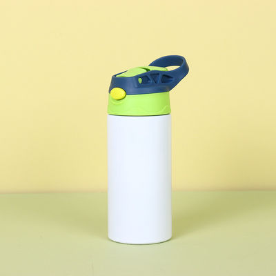 Buy 12oz Sublimation Blanks Sippy Cup Sublimation Tumblers For Kids Stainless Steel Insulated Toddler Water Bottle With Leak-Proof Straw Lid And Handle online manufacture