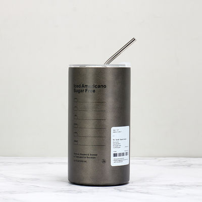 Buy 20OZ Insulation And Cooling Ice Cream Cup , Simple Office Portable Car Straw Water Cup , Vacuum Double-Layer 304 Stainless Steel Cold And Hot Drink Travel Cup online manufacture