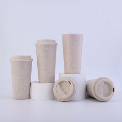 Buy Fashion Single-Layer 580ML PP Wheat Straw Drinking Straw Cup Wheat Fiber Beverage Direct Drinking Cup online manufacture