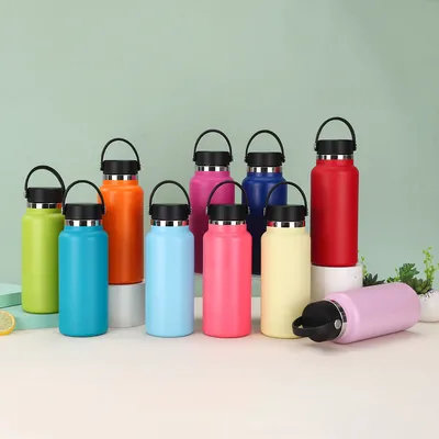 Buy Customizable Logo Stainless Steel Sports Cup with Handle Direct Drinking Thermal Insulation Unisex for GYM online manufacture