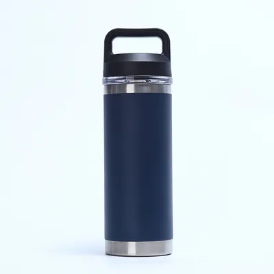 Buy 27oz Stainless Steel Standard Water Bottle Double Wall Vacuum Bottle With Comfortable Carrying Handle Hot Cold Water 24 Hours For Gym Travel Outdoor Workout online manufacture