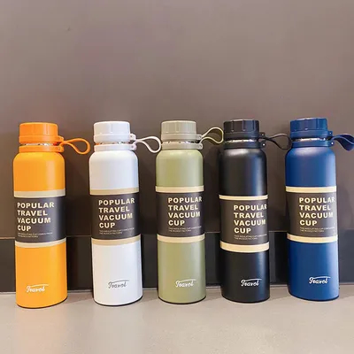 Buy Flask Vacuum Outdoor Kids Exclusive Custom Logo Large Capacity Portable Stainless Steel Bottle Sports Water Bottle online manufacture