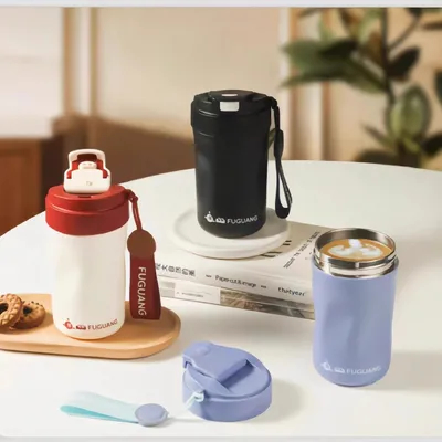 Buy Leak Proof Laser Engraved Stainless Steel Tumbler Spill Proof Coffee Mug Screw Top Coffee Tumbler For Camping Traveling Hiking Sporting Active online manufacture