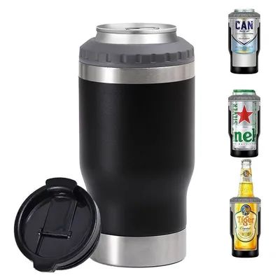 Buy Customized Insulated Skinny Double Walled Stainless Steel Cup Holder Metal Beer Can Holder For Slim Beer Eco Friendly Stylish And Elegant online manufacture
