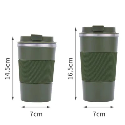 Buy Portable 12 Oz 17 Oz Eco Friendly 304 Stainless Steel Coffee Travel Mug Vacuum Insulated Mug For Any Hot Or Iced Beverage BPA Free Food Grade Leak Proof Design online manufacture