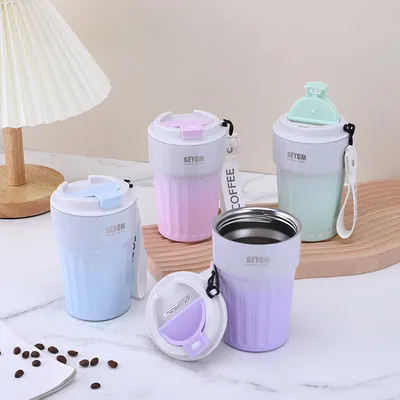 Buy Smart Coffee Thermos Temperature Display and LED Insulated Travel Mug for Summer Cold Storage Direct Drinking or Straw online manufacture