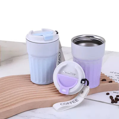 Buy Stainless Steel Coffee Mug With Digital Display, Double Wall Vacuum Insulation online manufacture