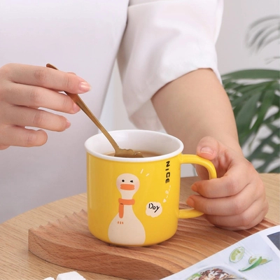 Buy Yellow Duck Ceramic Mug with USB Heating Base online manufacture