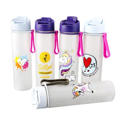 Buy 680ml Renewable RPET Single-Layer Plastic Flip-Top Cup With TRITAN Handle GRS Certified Sport Model Lightweight online manufacture