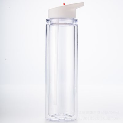 Buy Double-layer Sequined Handle Water Bottle, Portable Sports Water Bottle With Middle Layer For Inserting RAS Water Bottle GRS Certified online manufacture