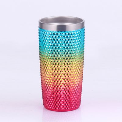 Buy Bling Diamond Screw Lids Personalized Glitter Plastic Water Bottle 20 Oz Reusable Water Bottle Customized Logo Great Studded Tumbler Choose online manufacture