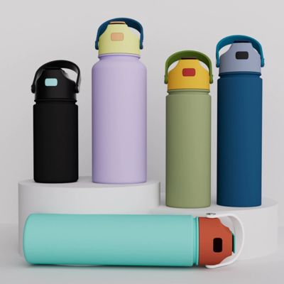 Buy Cross-border 18oz Space Bottle Stainless Steel Space Flask Insulated Pot Multi-color Series Custom Logo Water Cup Customization online manufacture