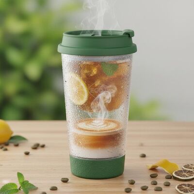 Buy Slide Closure Lid Plastic Tumbler Suitable for Hot and Cold Drinks Eco Friendly Reusable Drink Container online manufacture
