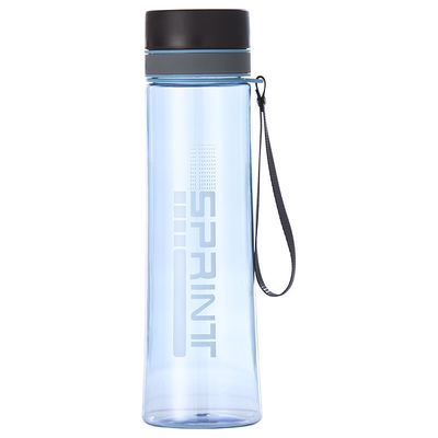 Customized Logo Lightweight Plastic Travel Water Bottle Outdoor Sports Water Bottle 500ml/650ml/750ml/1000ml/1200ml With Rope Multifunctional Multipurpose