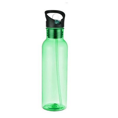 6.8*25.5cm Portable Handle 700ML Large Capacity Custom Tritan Sports Bottle Gym Water Bottle With Straw Button Dustproof Cover Design