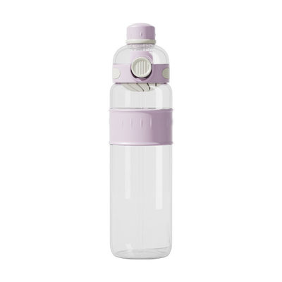 Multiple Color 750ml/1000ml Tritan Plastic Water Bottle With Straw Portable Pop Up Top Water Bottle With Tea Water Separation Non Leakage Easy To Clean