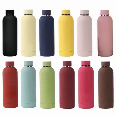 350/500/750/1000ML Eco Friendly Insulated Reusable Stainless Steel Gym Water Bottle 1 Litre Sports Metal Water Bottle Environmental Protection