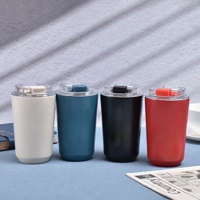 280ML/380ML BPA Free Insulated Stainless Steel Vacuum Mug Sus 304 Stainless Steel Coffee Tumbler With Lid Anti Slip Matte Finish OEM/ODM Accetable