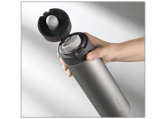 500ml Lightweight Titanium Water Bottle Cycling Heat Resistant Outdoor Camping Water Bottle Metal With Sealed Lid To Prevent Leakage Easy Carrying