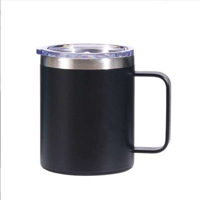 14oz Stainless Steel Travel Tumbler Insulated Coffee Mug Custom Logo Wine Cup Vacuum Coffee Mug With Handle