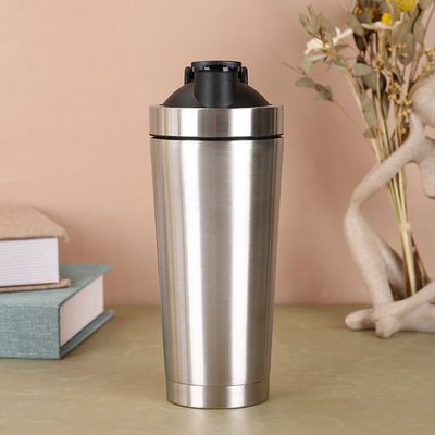 Protein Shaker Bottle For Protein Mixes Double Wall Vacuum Insulated Stainless Steel Shaker Bottle Small 25oz 739ml BPA Free