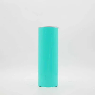 20Oz With Lid And Straw Skinny Tumbler Insulated Slim Powder Coated Double Wall Vacuum Insulated Coffee Tumbler For Hot Cold Drinks