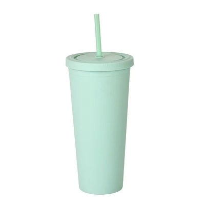 22oz Matte Pastel Tumblers Colored Double Wall Insulated Acrylic Tumblers With Lids And Straws Easy To Clean Perfect For Custom Creations