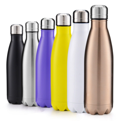 Customizable 304 Stainless Steel Vacuum Insulated Cup With Large Capacity For Outdoor, Car And Sports Use - Coca-Cola Bottle Style For Cross-border And European/American Markets