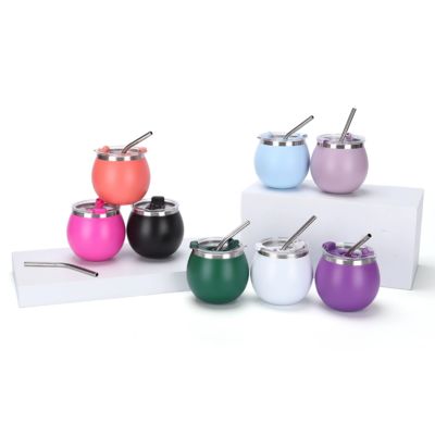 Cross-border Amazon 304 Stainless Steel Insulated Cup Mini Brazilian And Argentine Eggshell Cup Outdoor Portable Mate Cup
